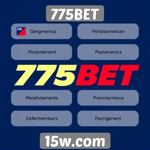 Métodos de pagamento disponíveis no 775BET